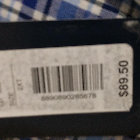 Daniel Cremieux Blue and Beige Plaid Casual Button Down Shirts - Picture 15 of 16